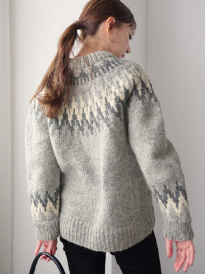 【NEPAL HAND KNIT】求心柄カーディガン　[通常]
