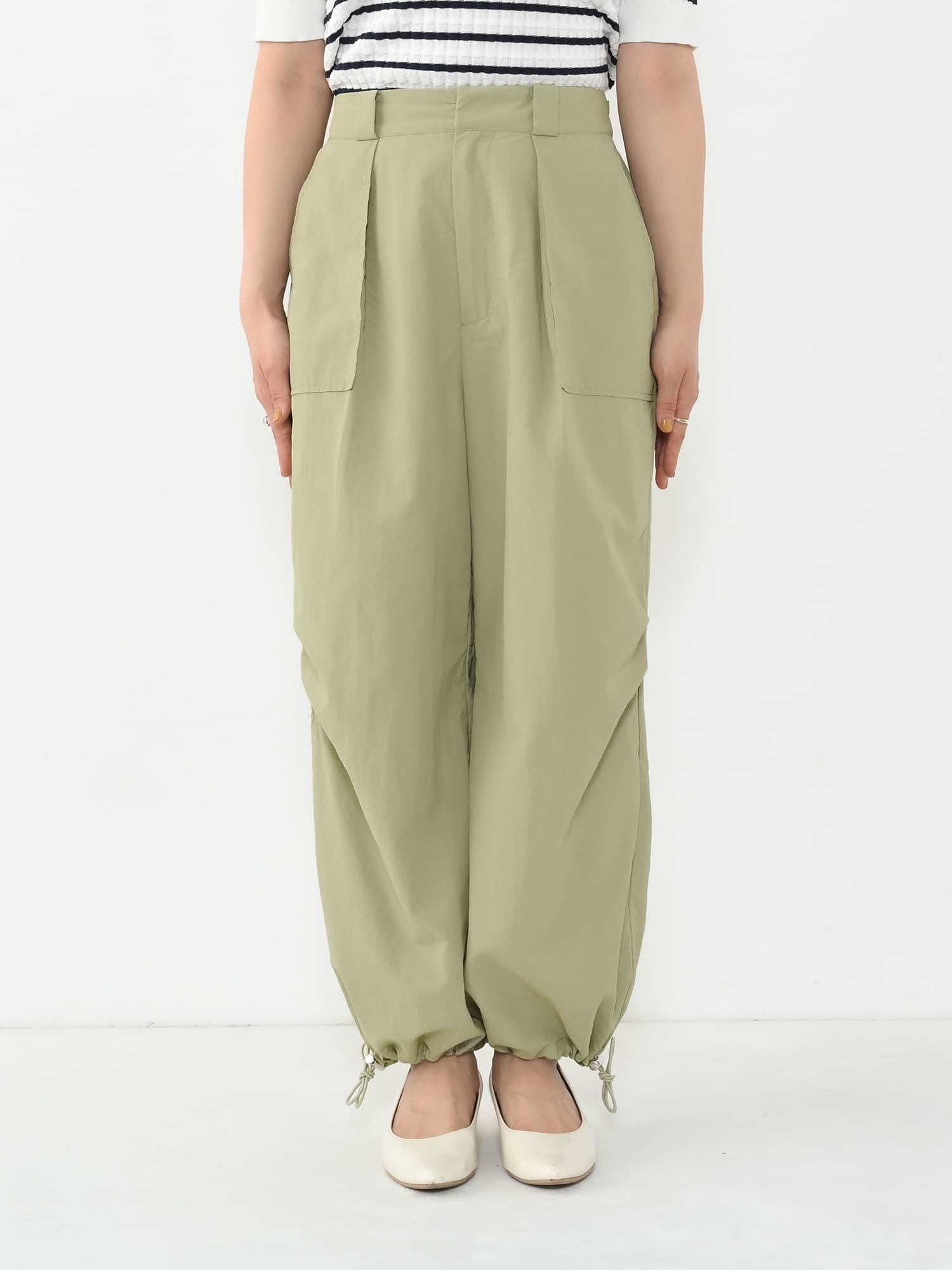 ワークデザインベイカーパンツ | 小柄・低身長女性向けファッション 