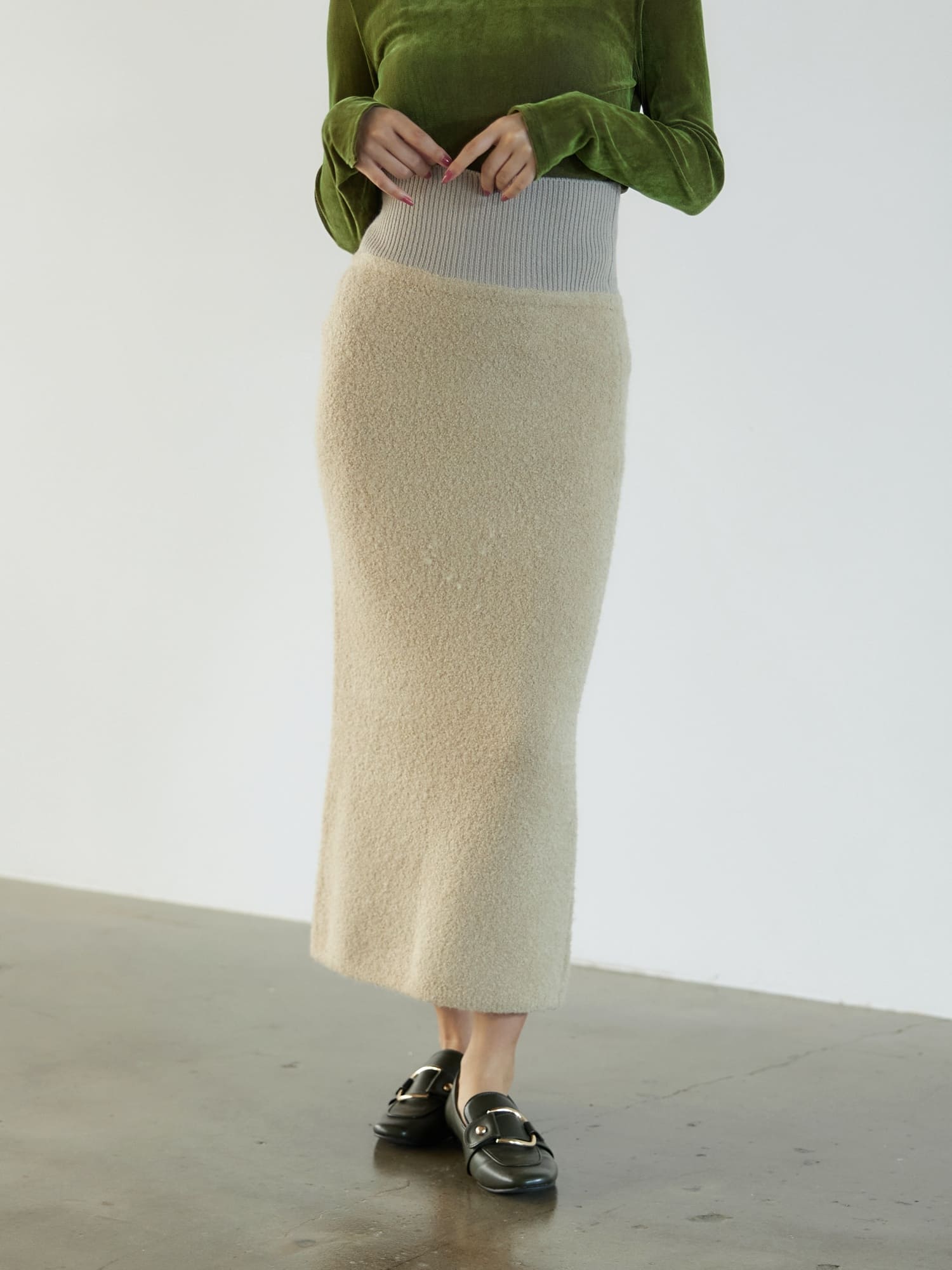 ブークレニットタイトスカート | 小柄・低身長女性向けファッション ...