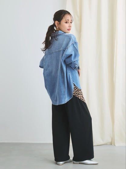 【UVカット/ウォッシャブル/防シワ】リラクシータックパンツ-short & regular　[通常]