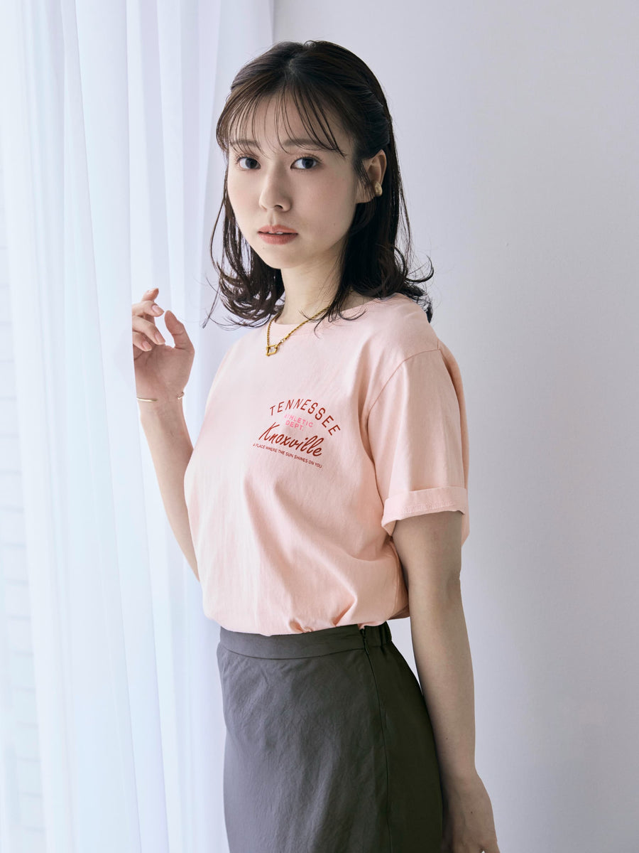 ヴィンテージライクロゴTシャツ　[通常]