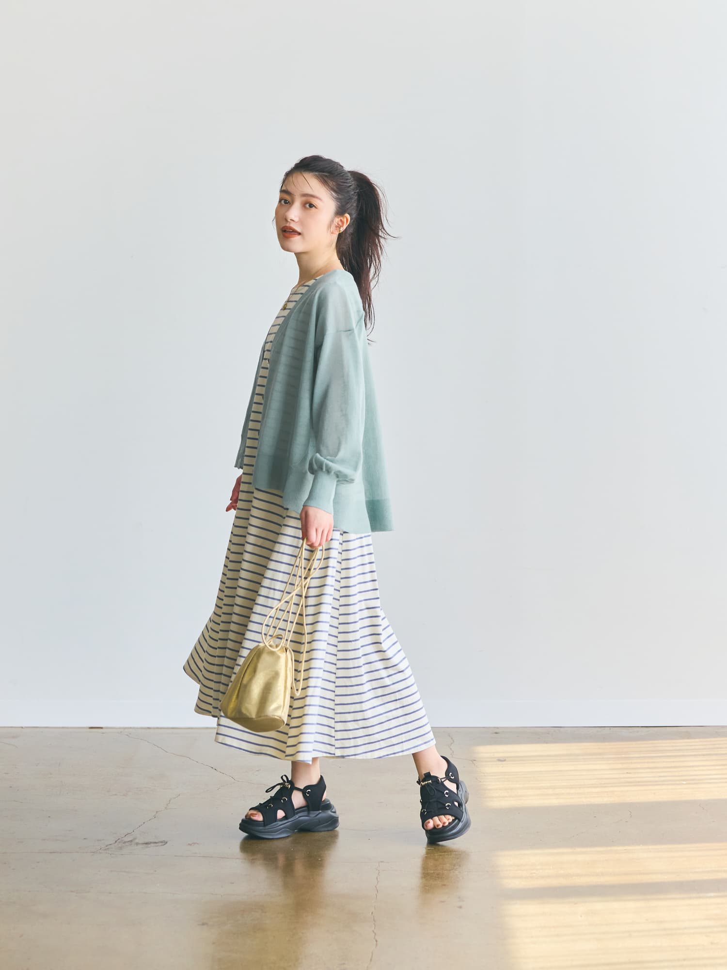 ワンピース HEM BORDER ワンピース｜ワンピース