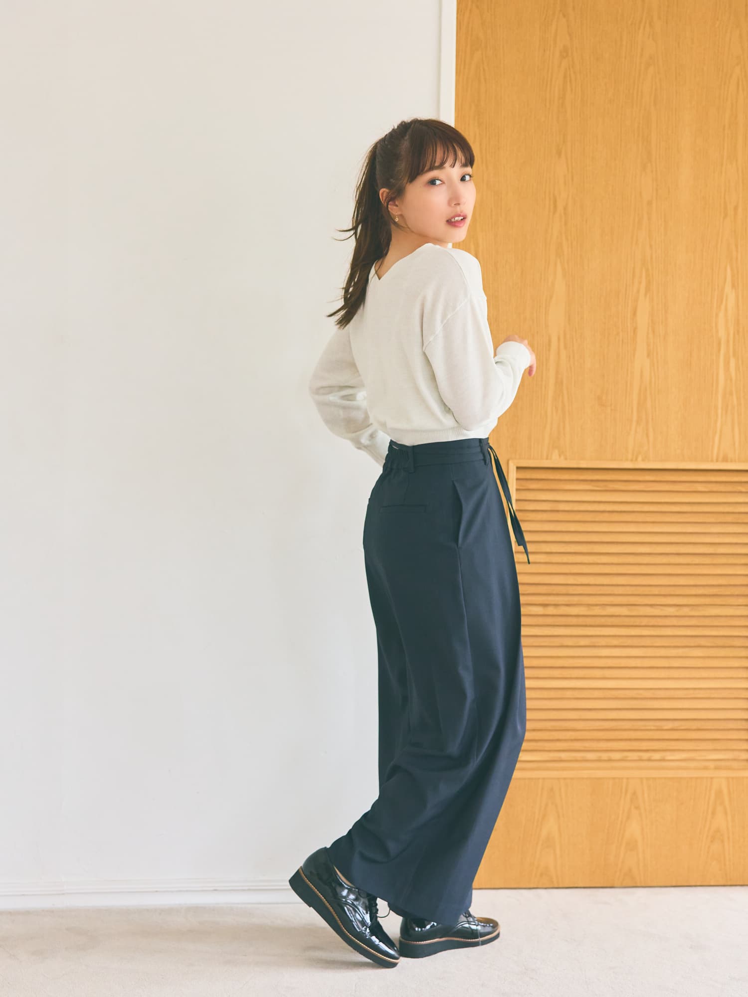 2wayネックゆるニット | 小柄・低身長女性向けファッション通販