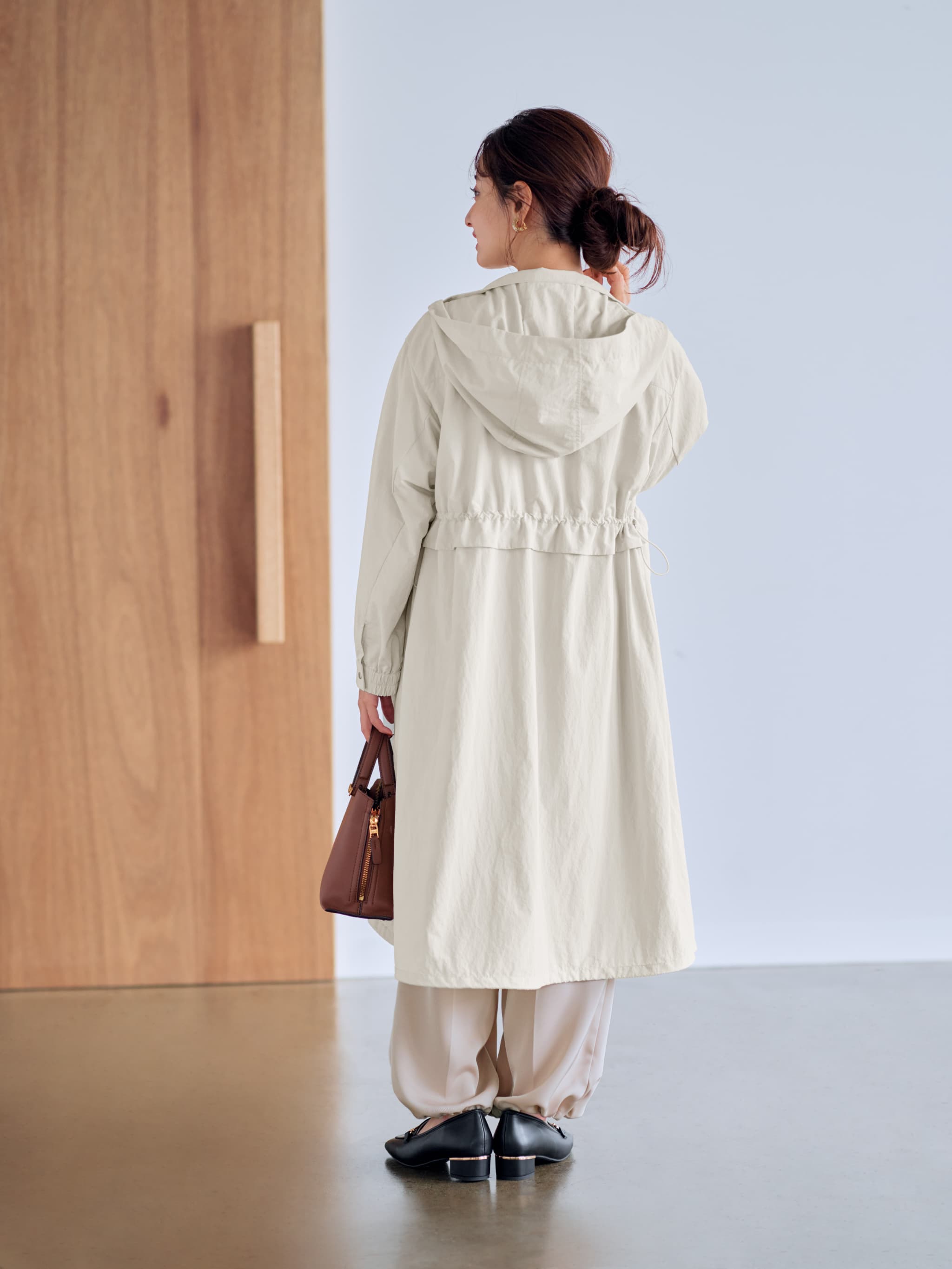 UVカット/撥水/透湿】ドロストマウンテンパーカーコート | 小柄・低