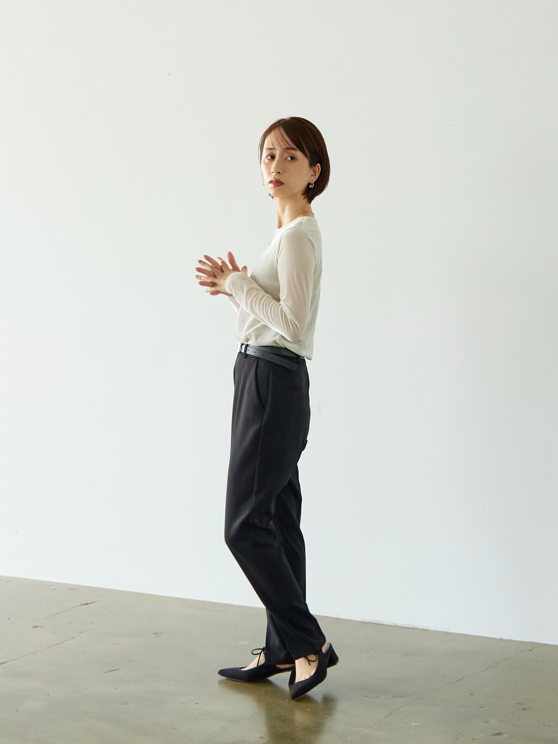 シアートリコットベロアロンT | 小柄・低身長女性向けファッション通販