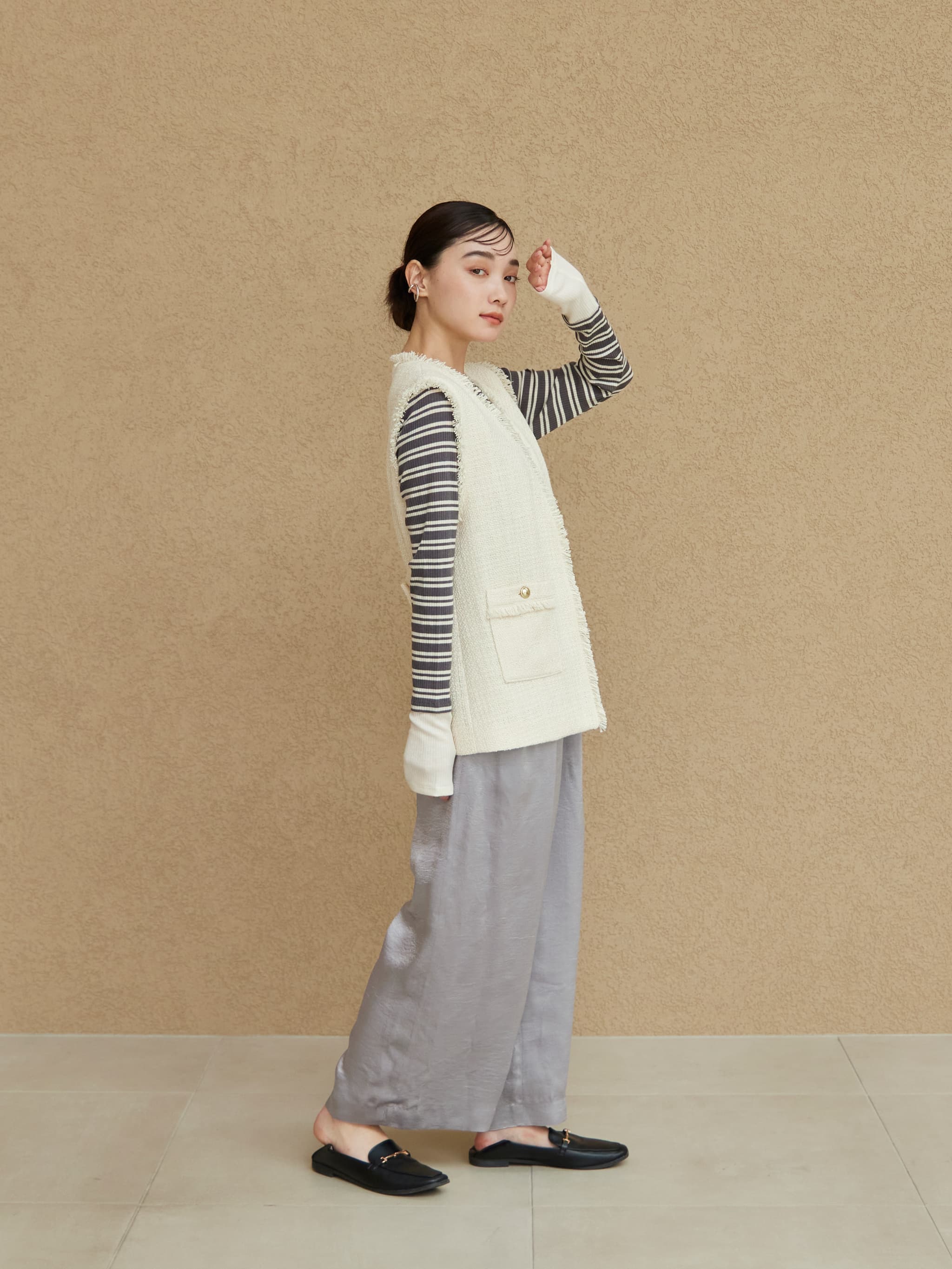 JOURNAL STANDARD｜ヴィンテージサテンワイドパンツ | Rakuten