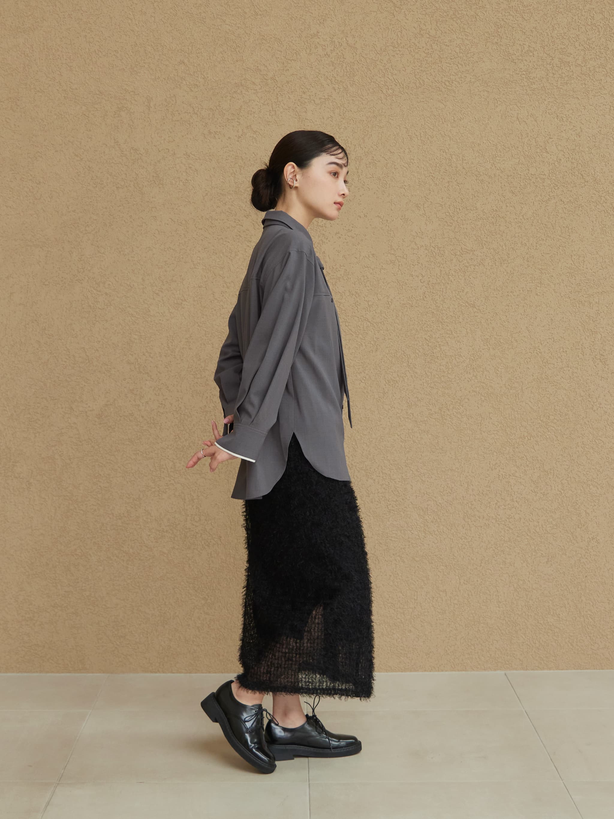 バイカラータイ付きシャツ 【低身長・小柄女性】（Tシャツ/カットソー）｜STRATA（エストラータ）のファッション通販 - ZOZOTOWN