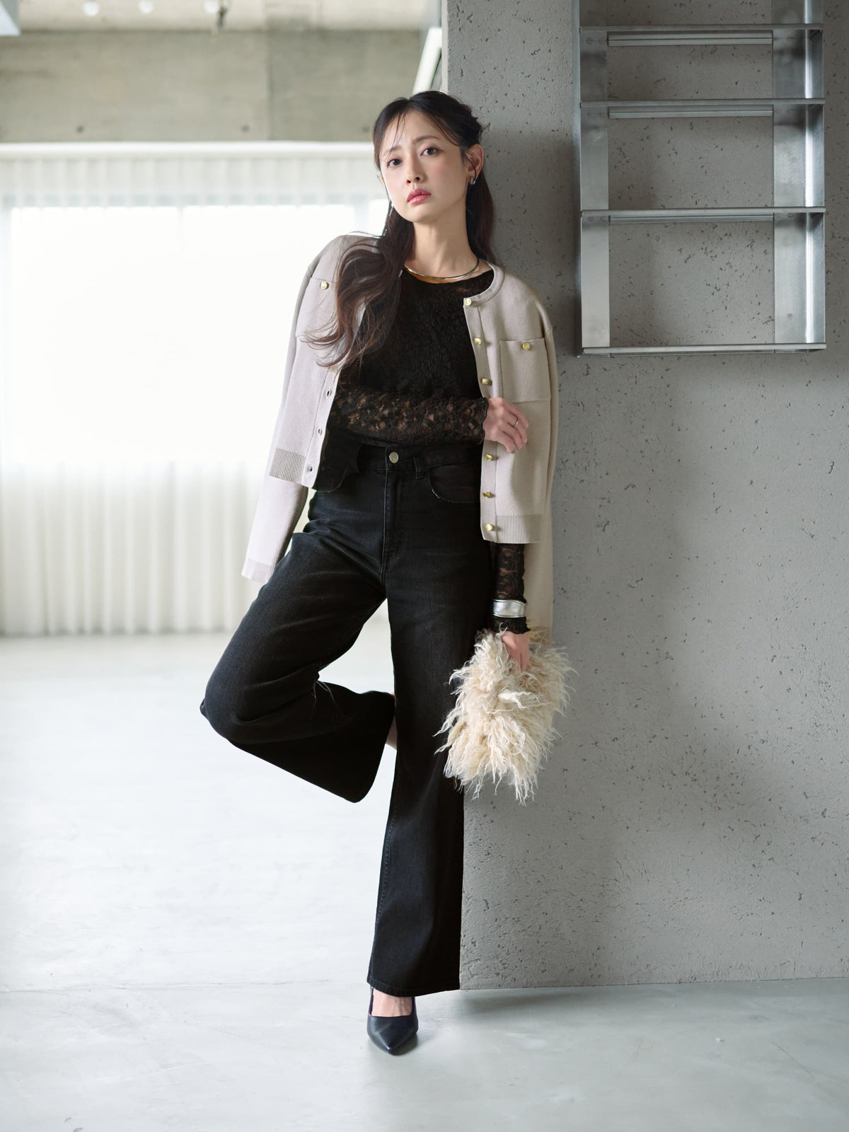 【Healthy DENIM×COHINA】Canelé ストレートデニム-short & regular 　[通常]