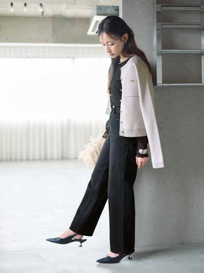 【Healthy DENIM×COHINA】Canelé ストレートデニム-short & regular 　[通常]