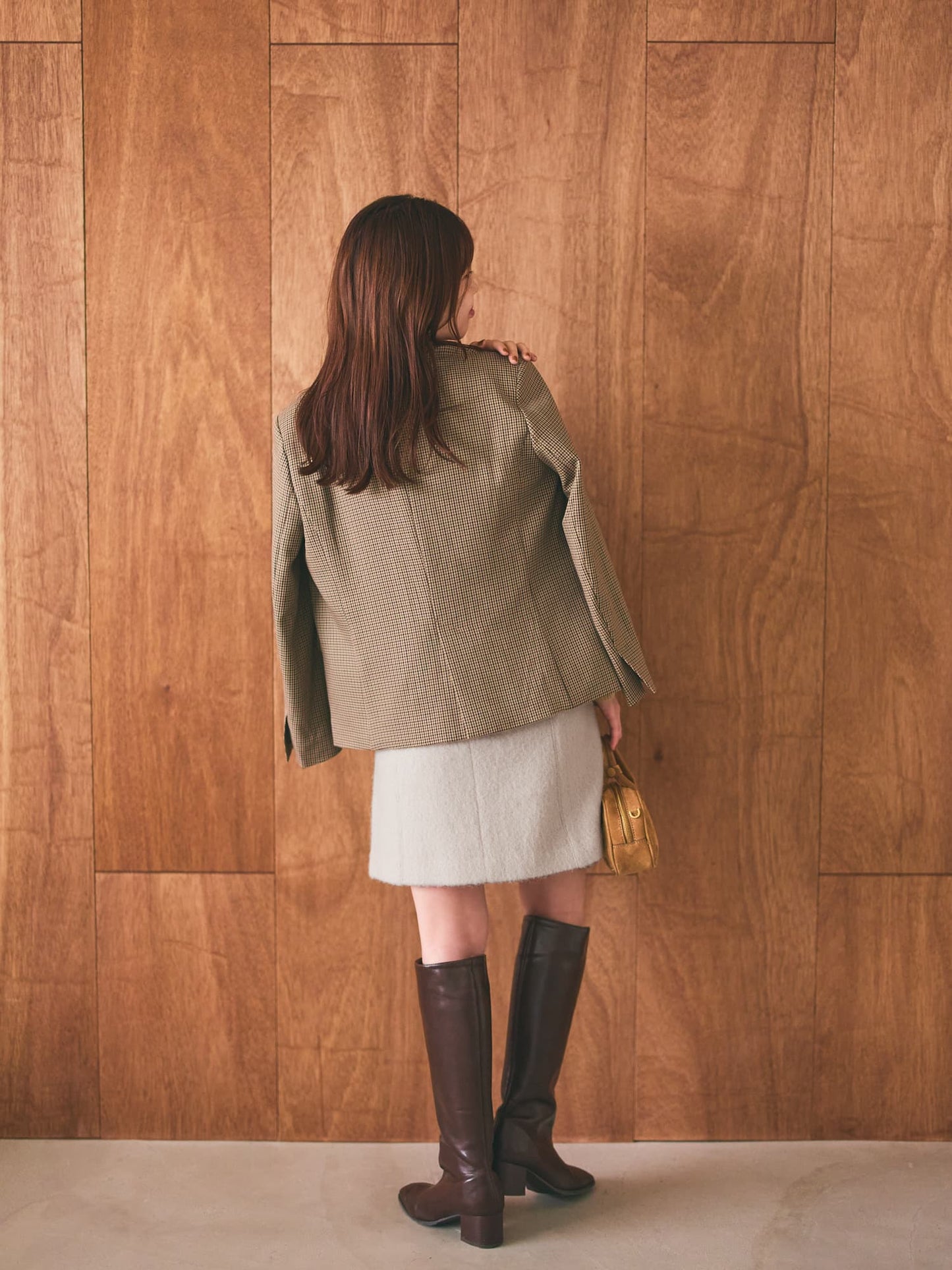 ＜sweetweb掲載＞アルパカシャギーミニスカート　[通常]