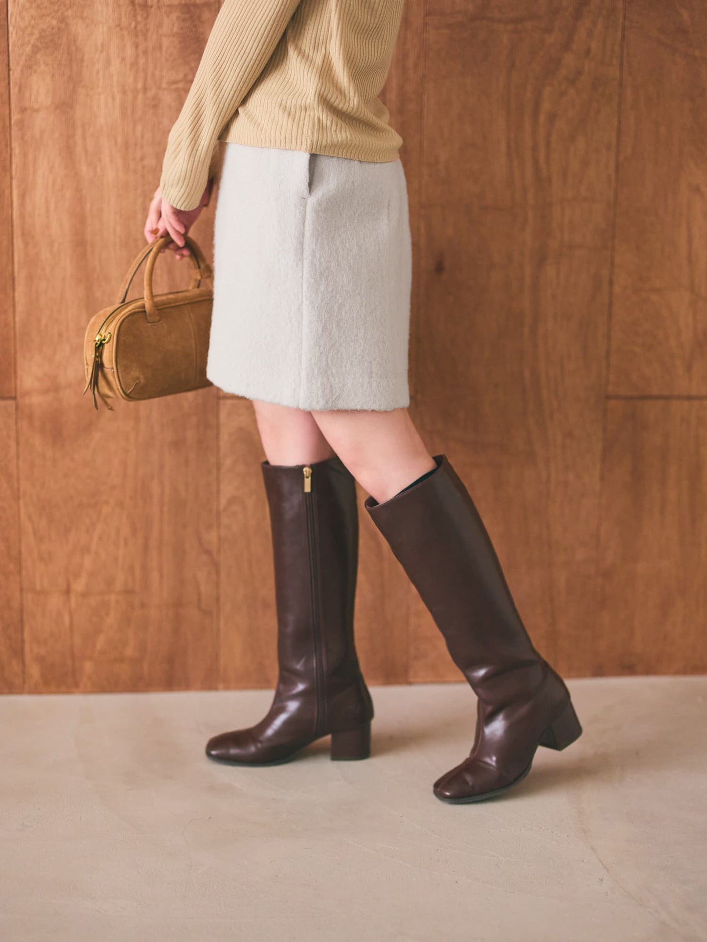 ＜sweetweb掲載＞アルパカシャギーミニスカート　[通常]