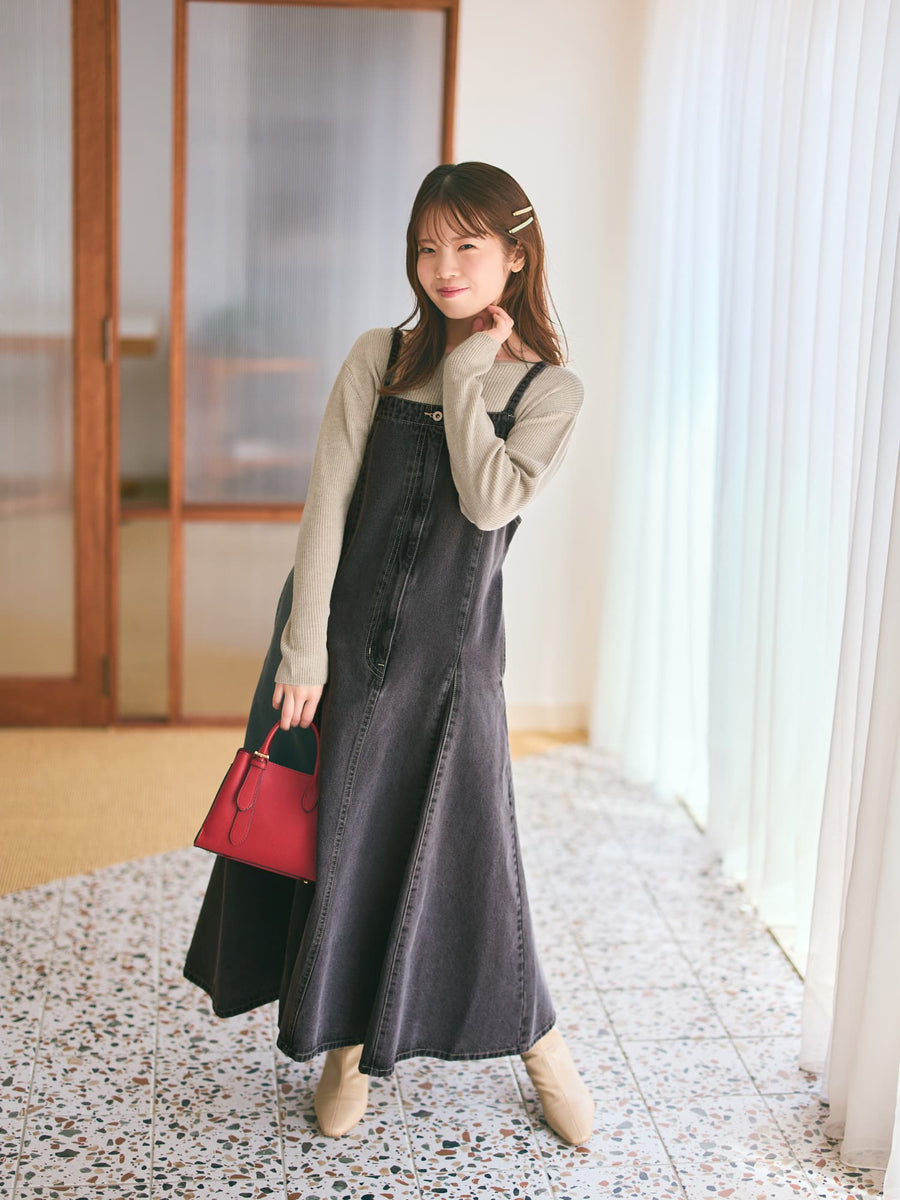 シルクウールボートネックリブニット　[通常]