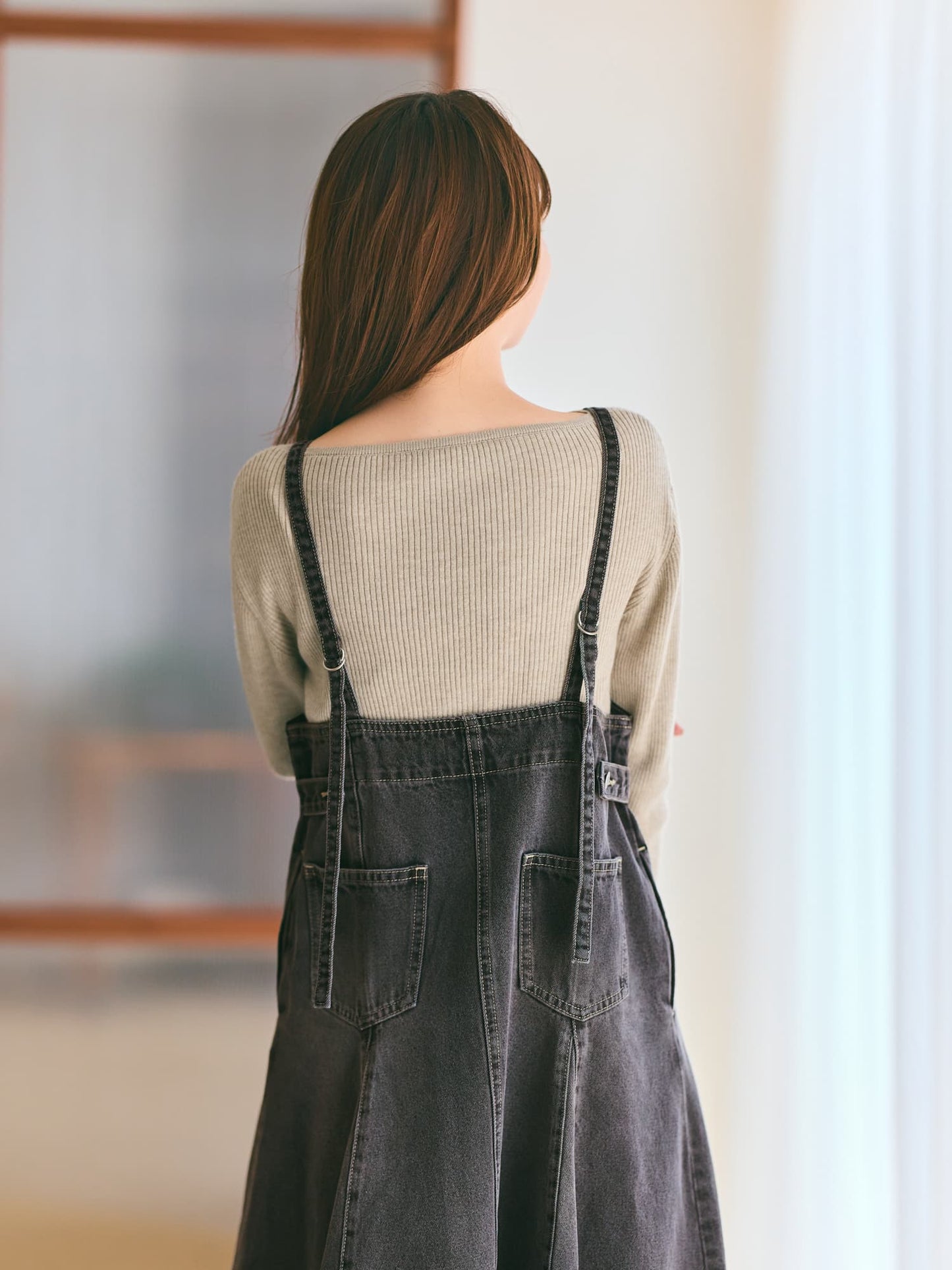 シルクウールボートネックリブニット　[通常]