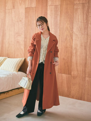 148cm | B:72 W:61 H:88 股下:68 | regular着用 (オレンジ)