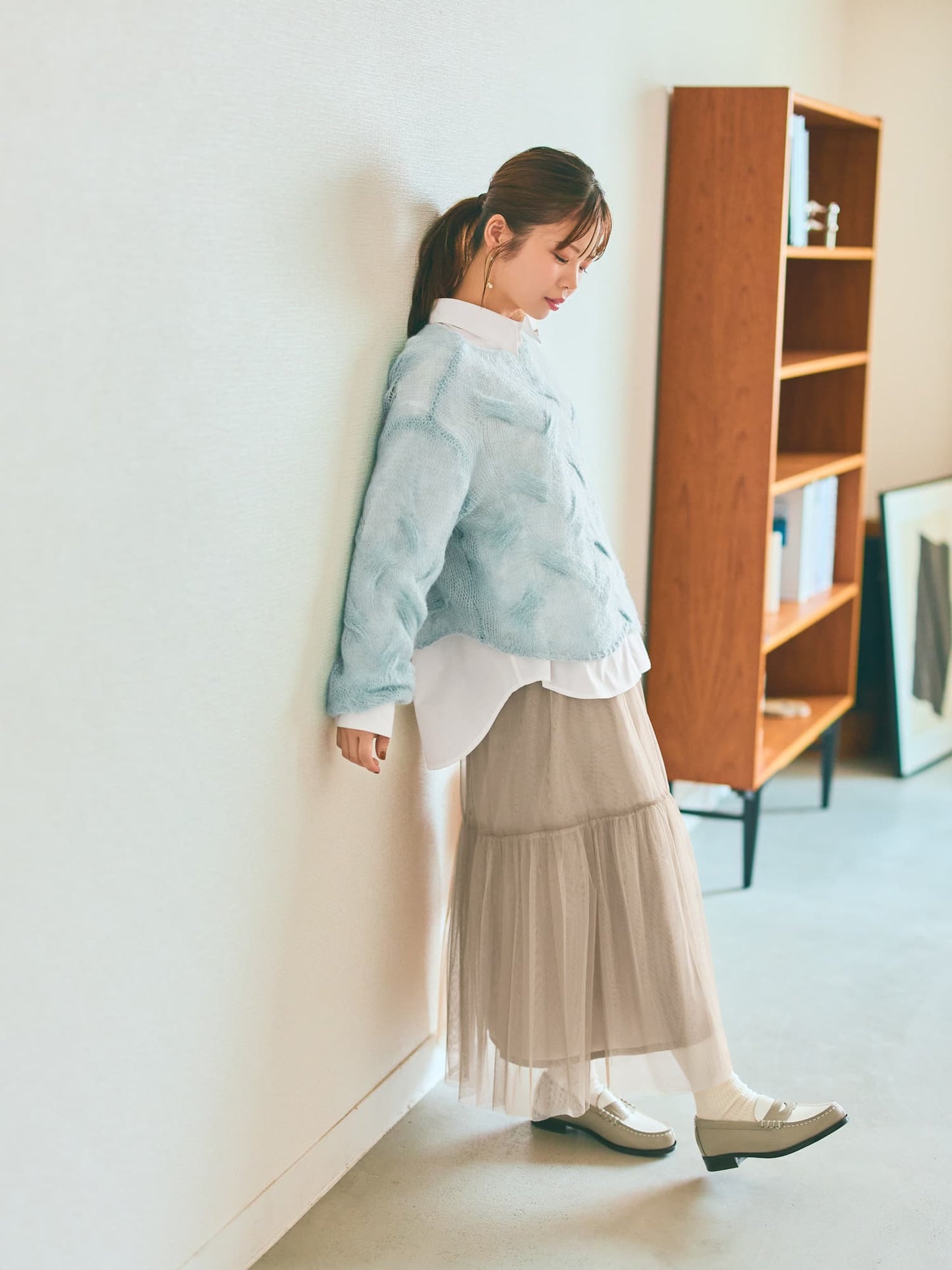 ソフトケーブルニット　[通常]