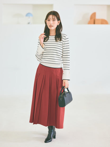 ミニケーブルリブニット　[通常]