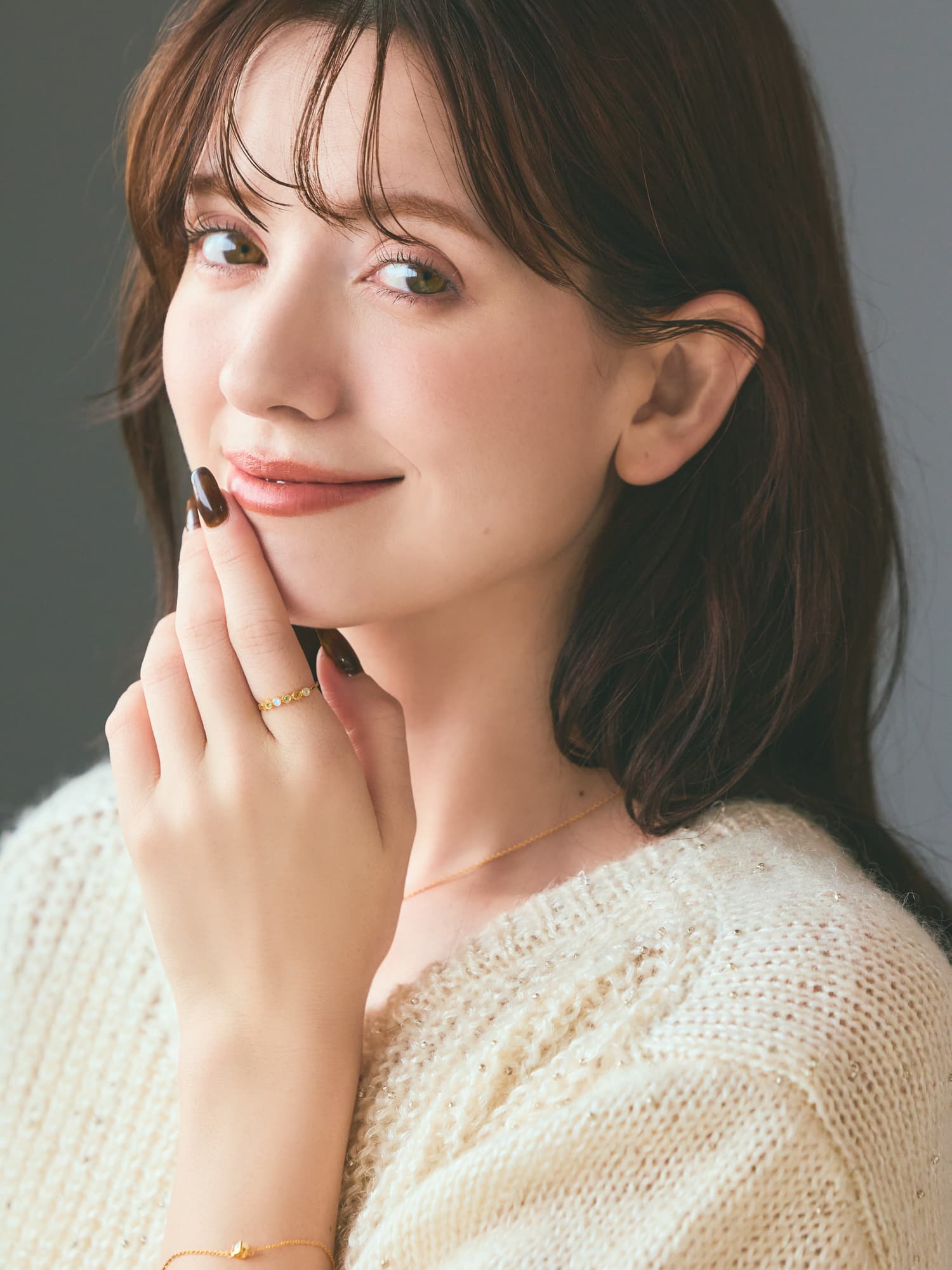 odulコラボ】ドットハーフエタニティリング | 小柄・低身長女性向け