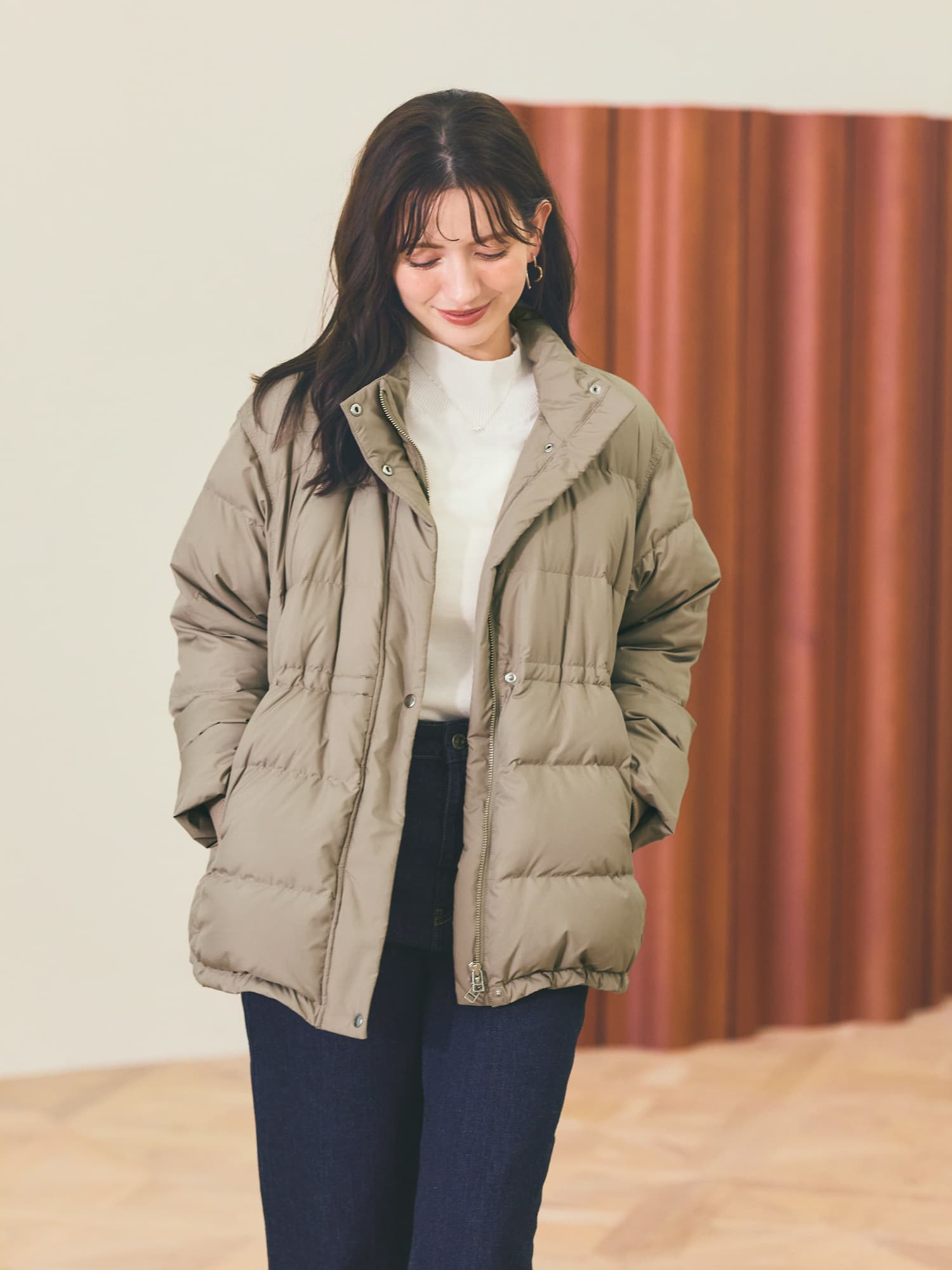 KAWADA FEATHER】 4ポケットダウン | 小柄・低身長女性向け