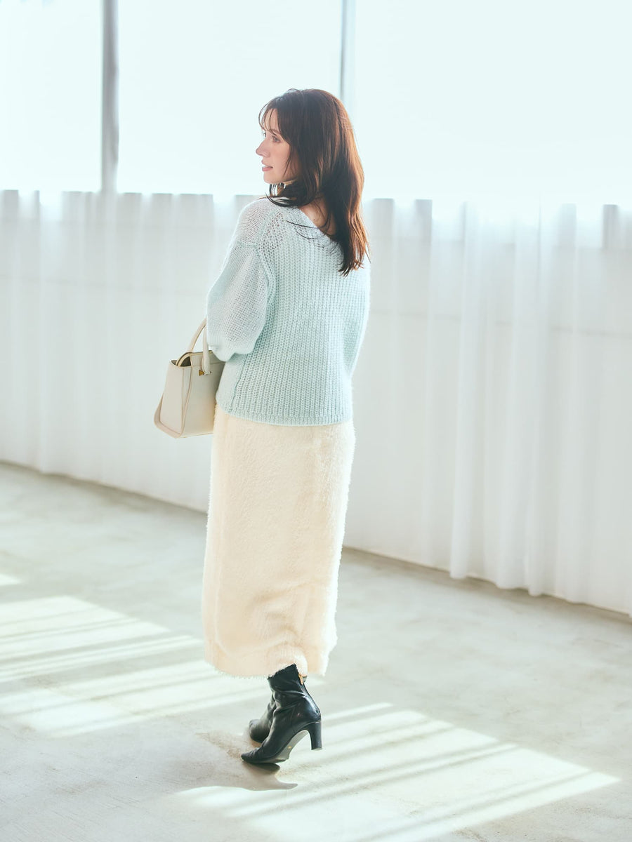 ビーズヤーンミックスニット　[通常]