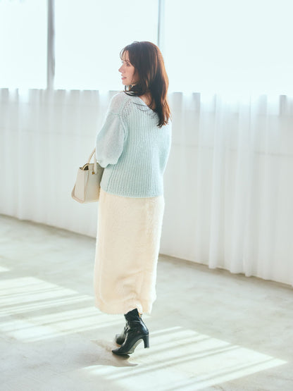 フェザージャカードIラインスカート-short & regular　[通常]