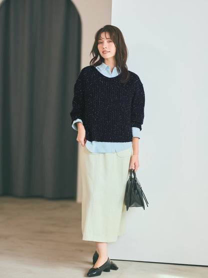 ビーズヤーンミックスニット　[通常]