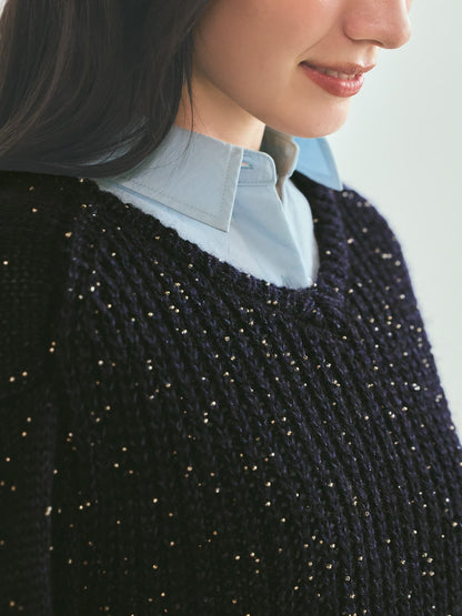 ビーズヤーンミックスニット　[通常]