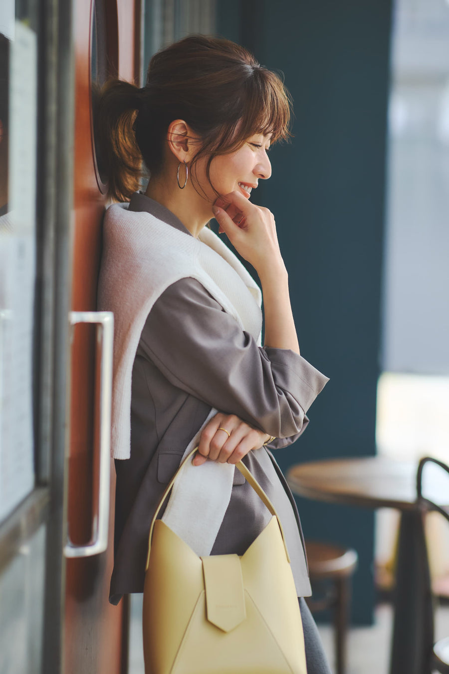 ダブルボタンライトジャケット　[通常]