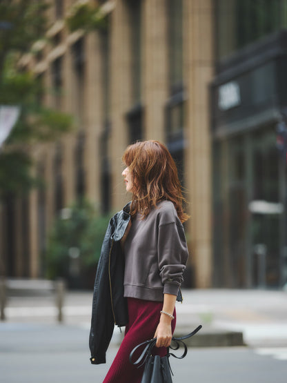 2wayカラーフェイクレザーブルゾン　[通常]