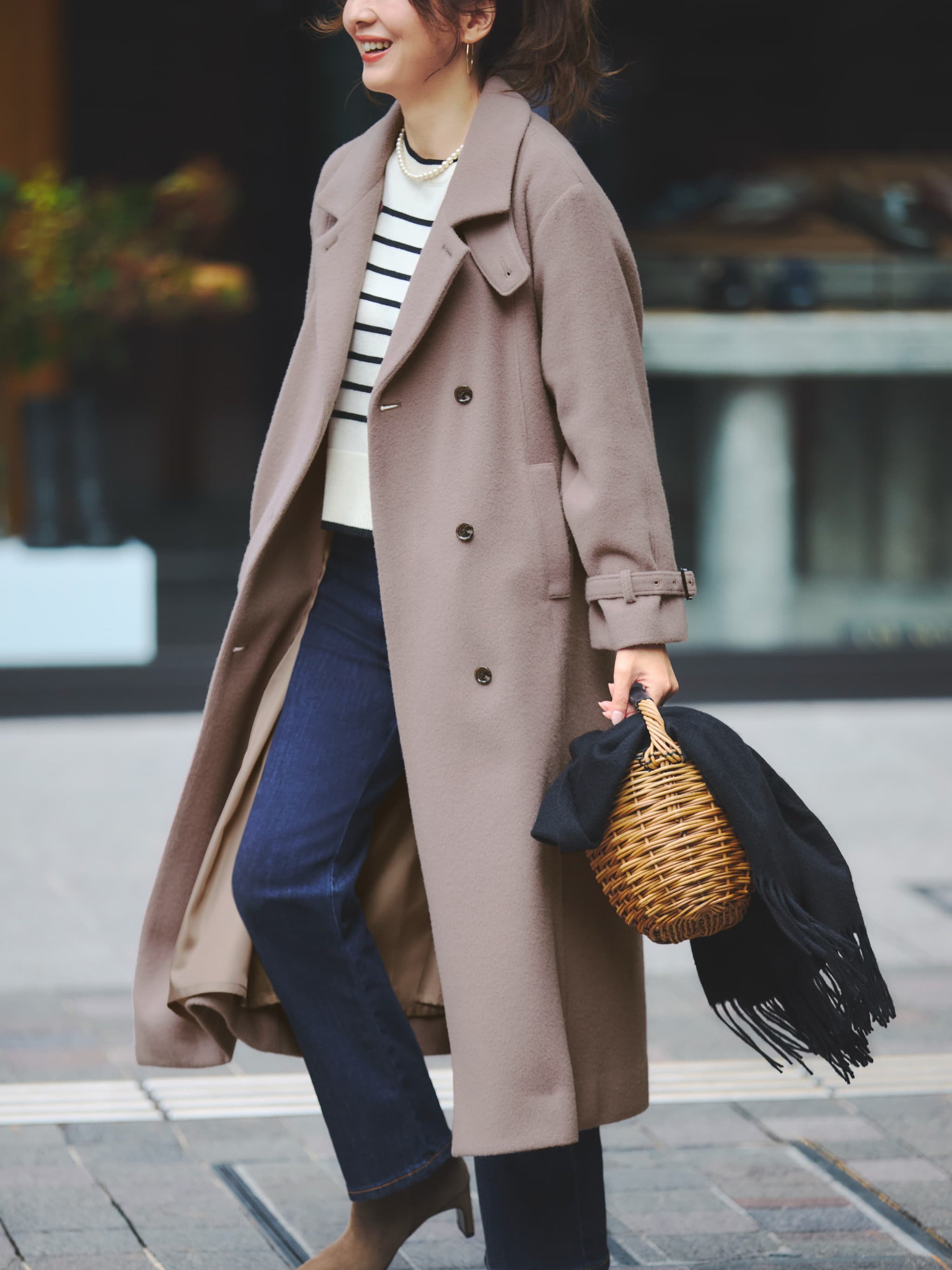 25AW セミダブルバックフレアウールコート セミダブルバックフレアウールコート-short & regular | 小柄・低身長