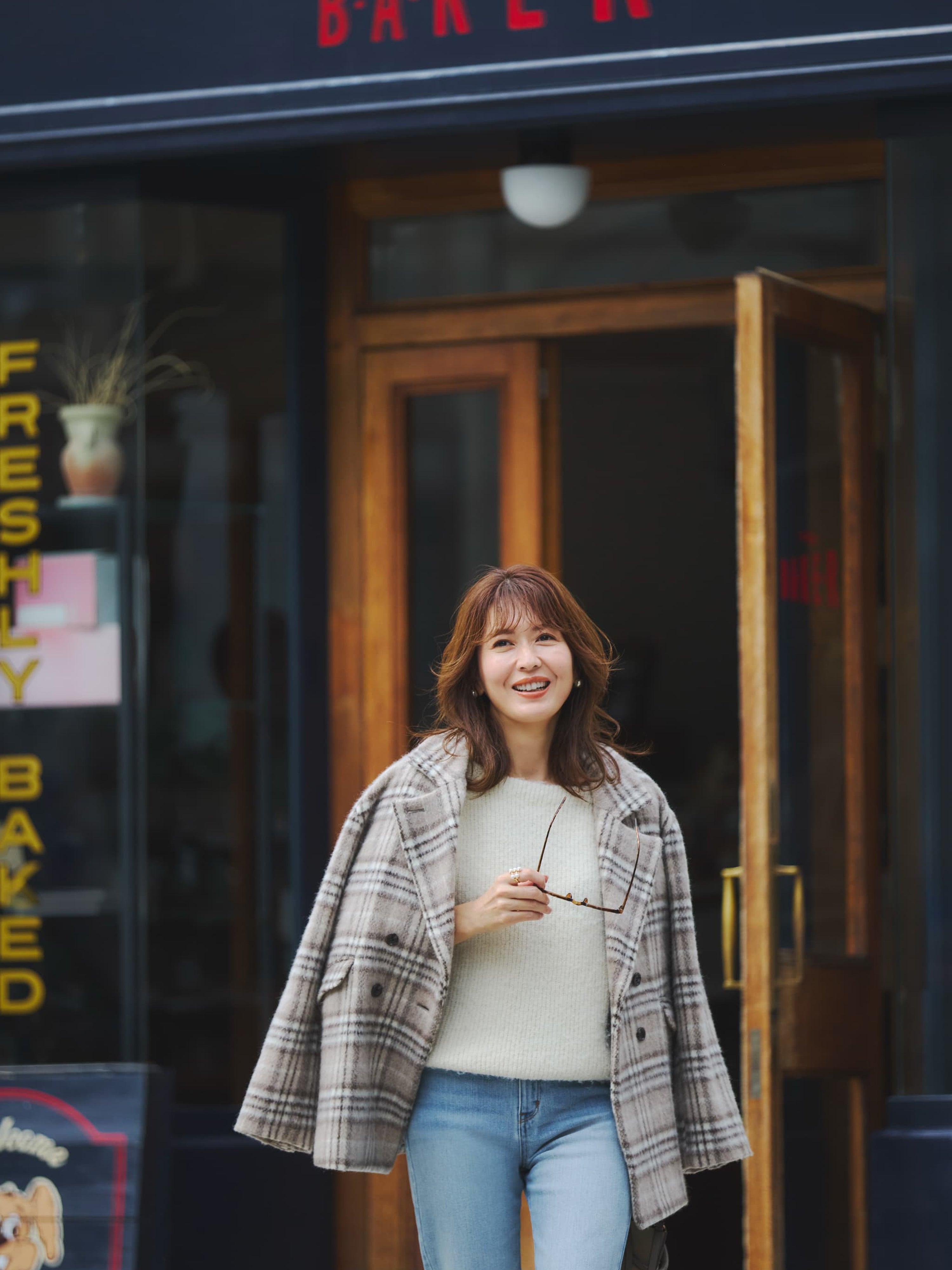 グラデーションパールスリーブニット | 小柄・低身長女性向け