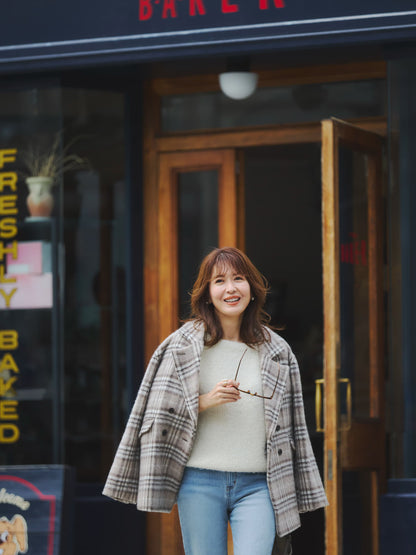 グラデーションパールスリーブニット　[通常]