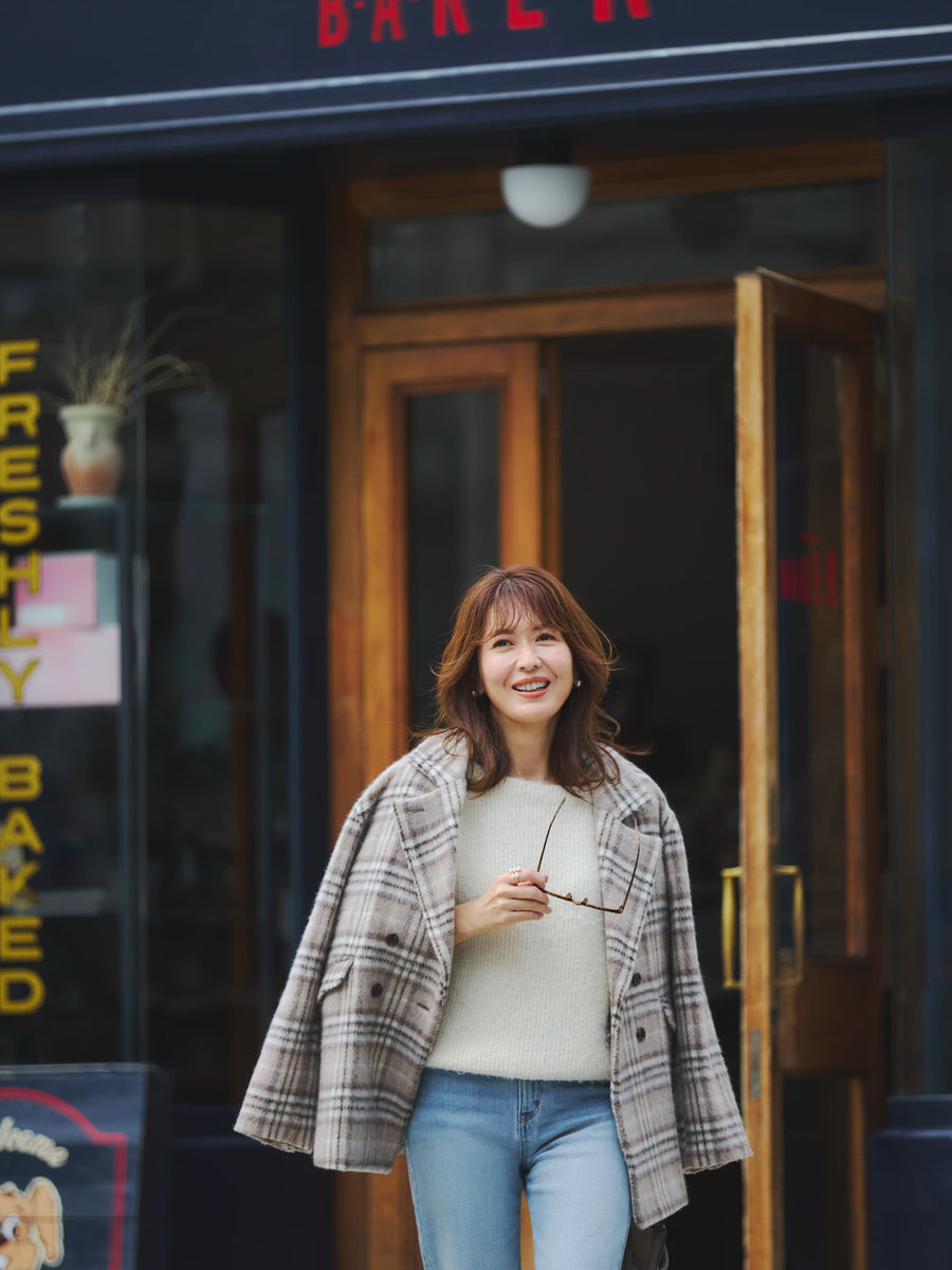 グラデーションパールスリーブニット　[通常]