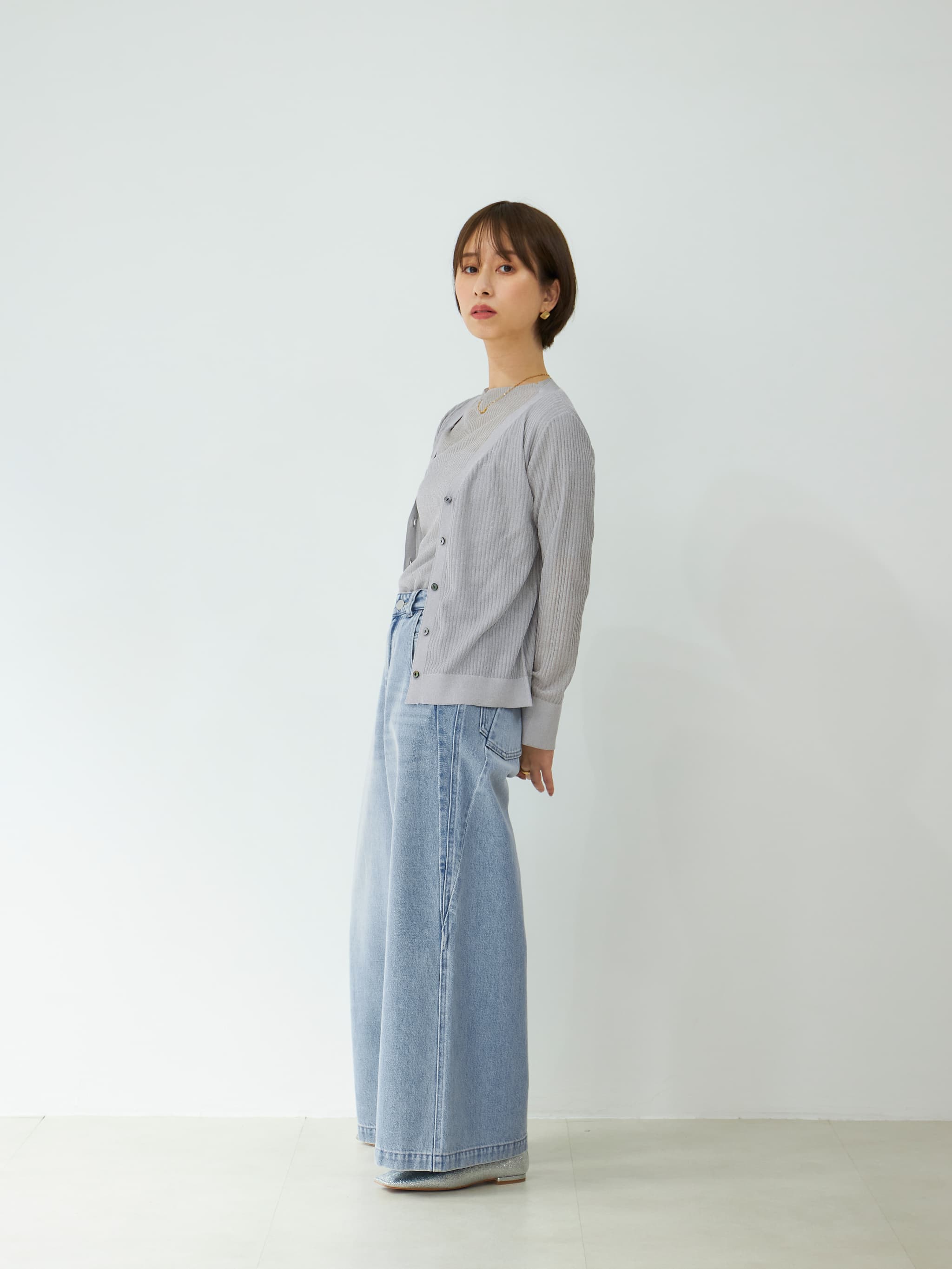 イレギュラーシームデニム-short & regular | 小柄・低身長女性向け