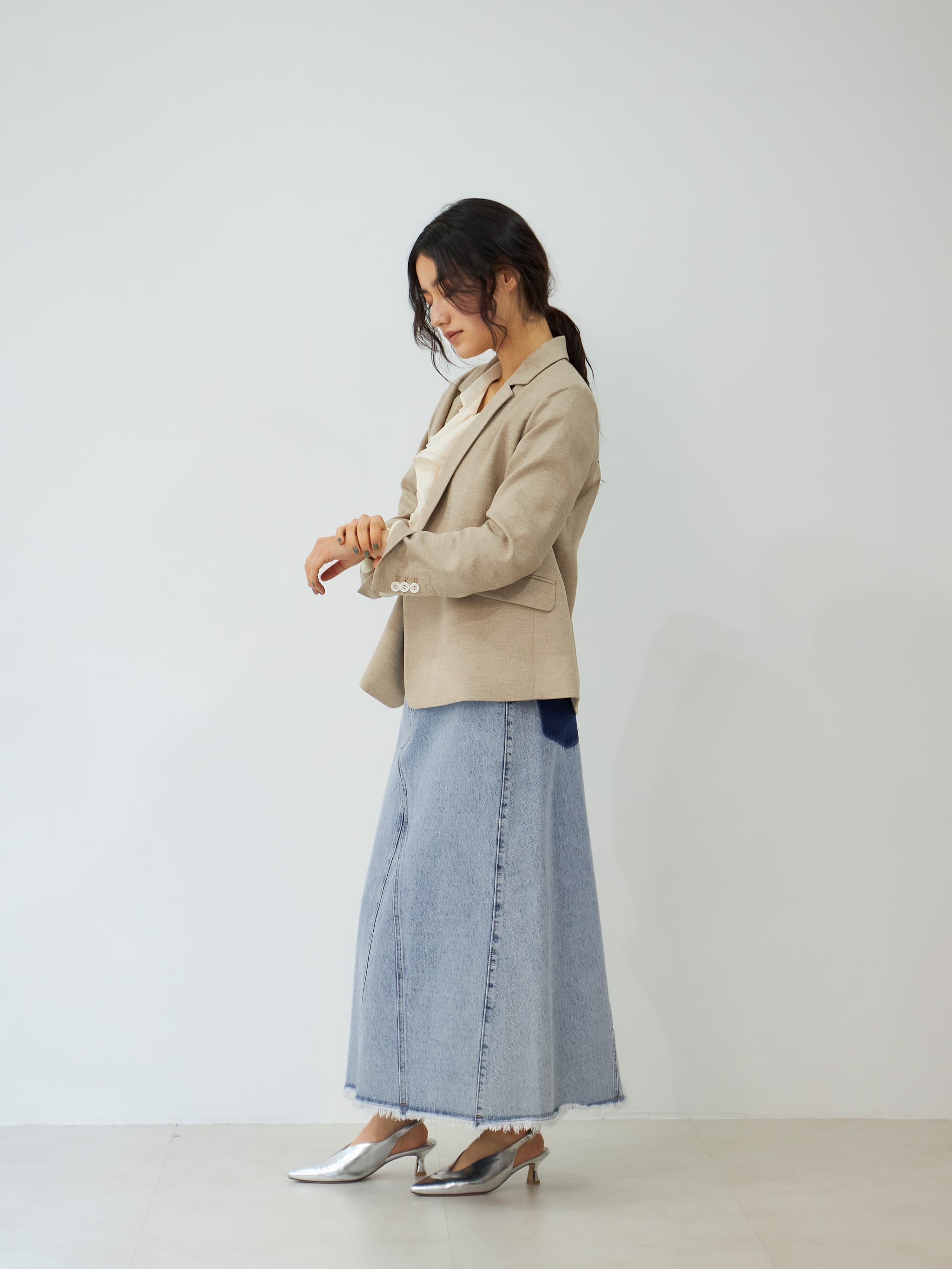 極美品　COHINA STRATA セミダブル2WAYジャケット セミダブル2WAYジャケット | 小柄・低身長女性向けファッション通販