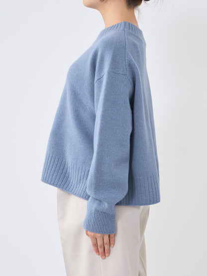 ウールカシミヤボトルネックニット　[通常]