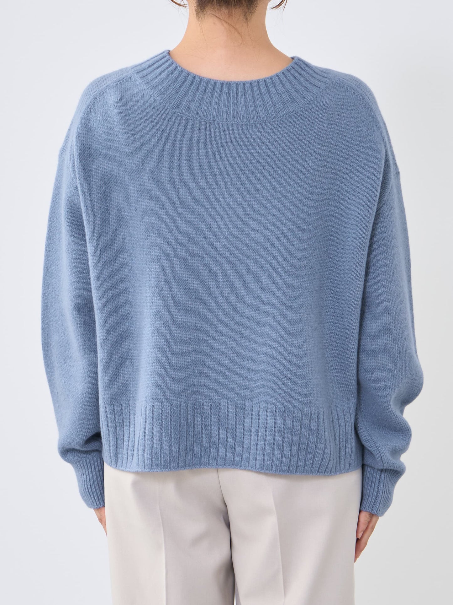 ウールカシミヤボトルネックニット　[通常]