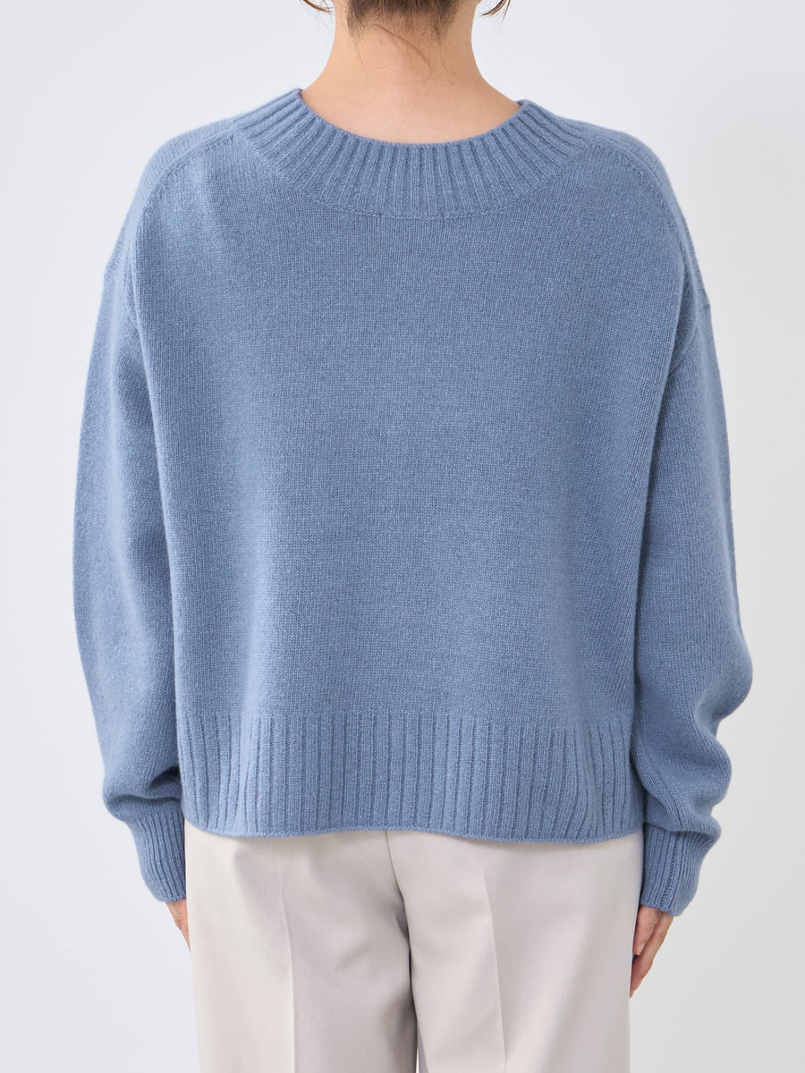 ウールカシミヤボトルネックニット　[通常]