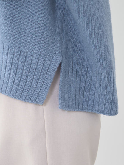 ウールカシミヤボトルネックニット　[通常]