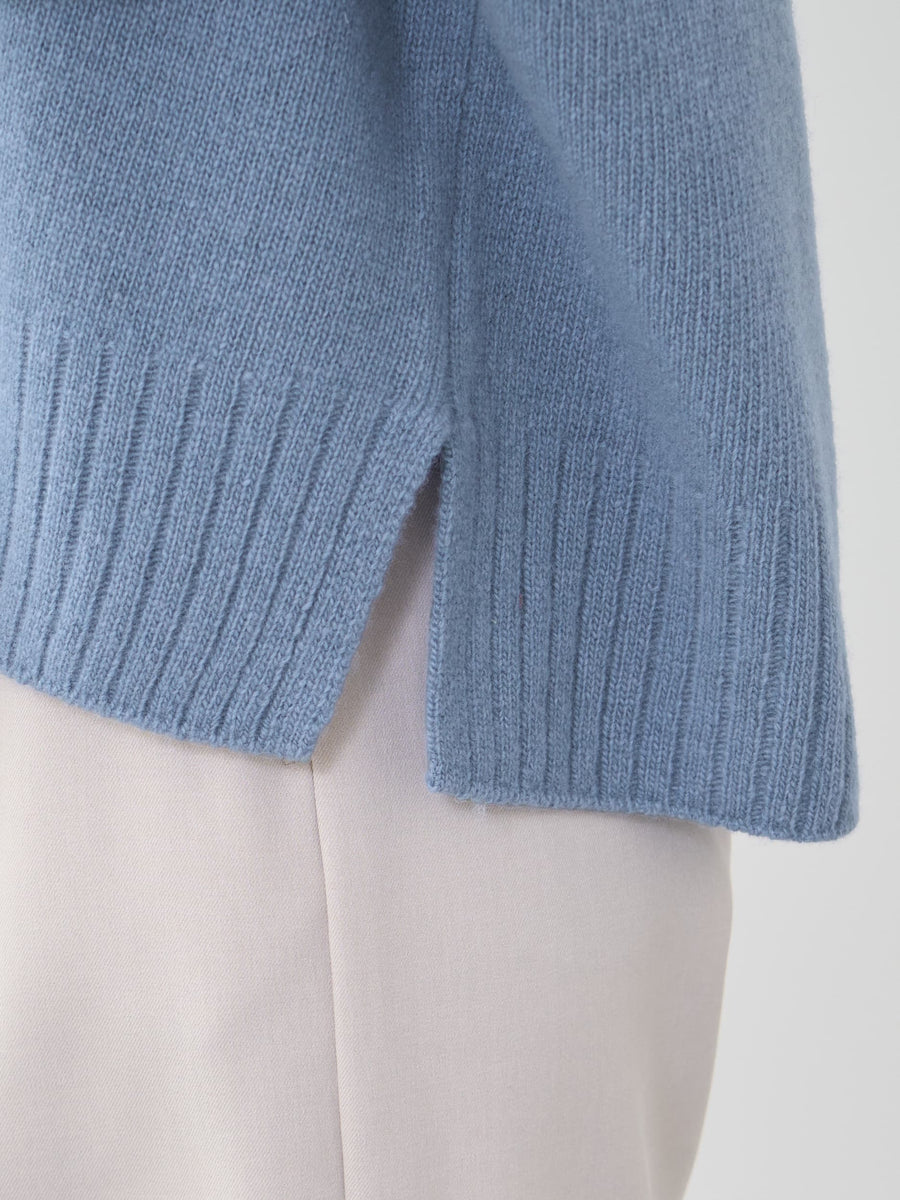 ウールカシミヤボトルネックニット　[通常]