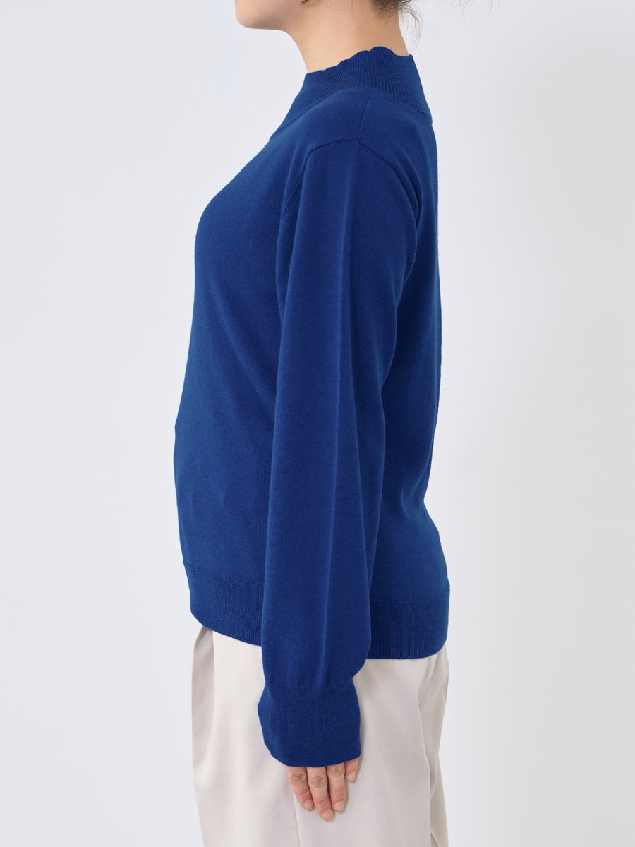 シルクウールハイネックニット　[通常]