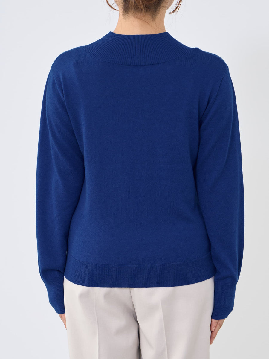 シルクウールハイネックニット　[通常]