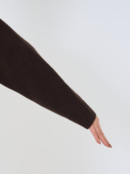 ウールカシミヤVネックロングカーディガン　[通常]