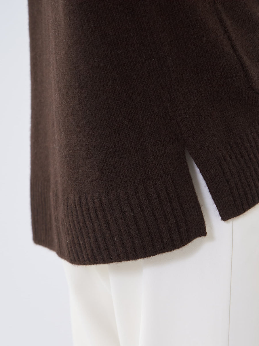 ウールカシミヤVネックロングカーディガン　[通常]