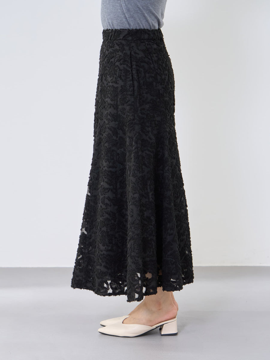 カットジャカードマーメイドスカート-short & regular　[通常]