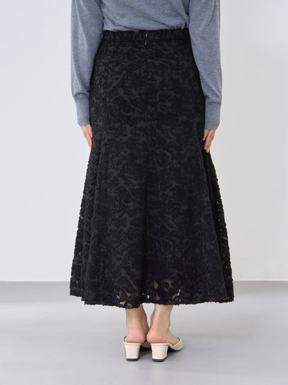 カットジャカードマーメイドスカート-short & regular　[通常]