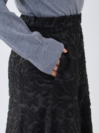 カットジャカードマーメイドスカート-short & regular　[通常]