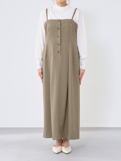 ※こちらが実物のカラーに一番お色味が近くなっております。（チェック）<br>149cm | B:77 W:60 H:83 股下:68.5 | regular着用(ヒールの高さ: 3.5cm) 