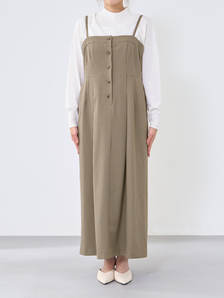 ※こちらが実物のカラーに一番お色味が近くなっております。（チェック）<br>149cm | B:77 W:60 H:83 股下:68.5 | regular着用(ヒールの高さ: 3.5cm) 