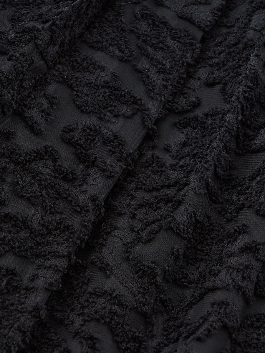 カットジャカードタックデザインブラウス　[通常]