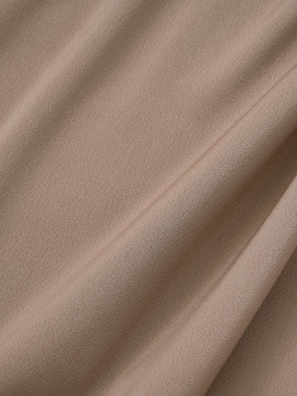 アシメラインサテンフレアスカート-short & regular　[通常]